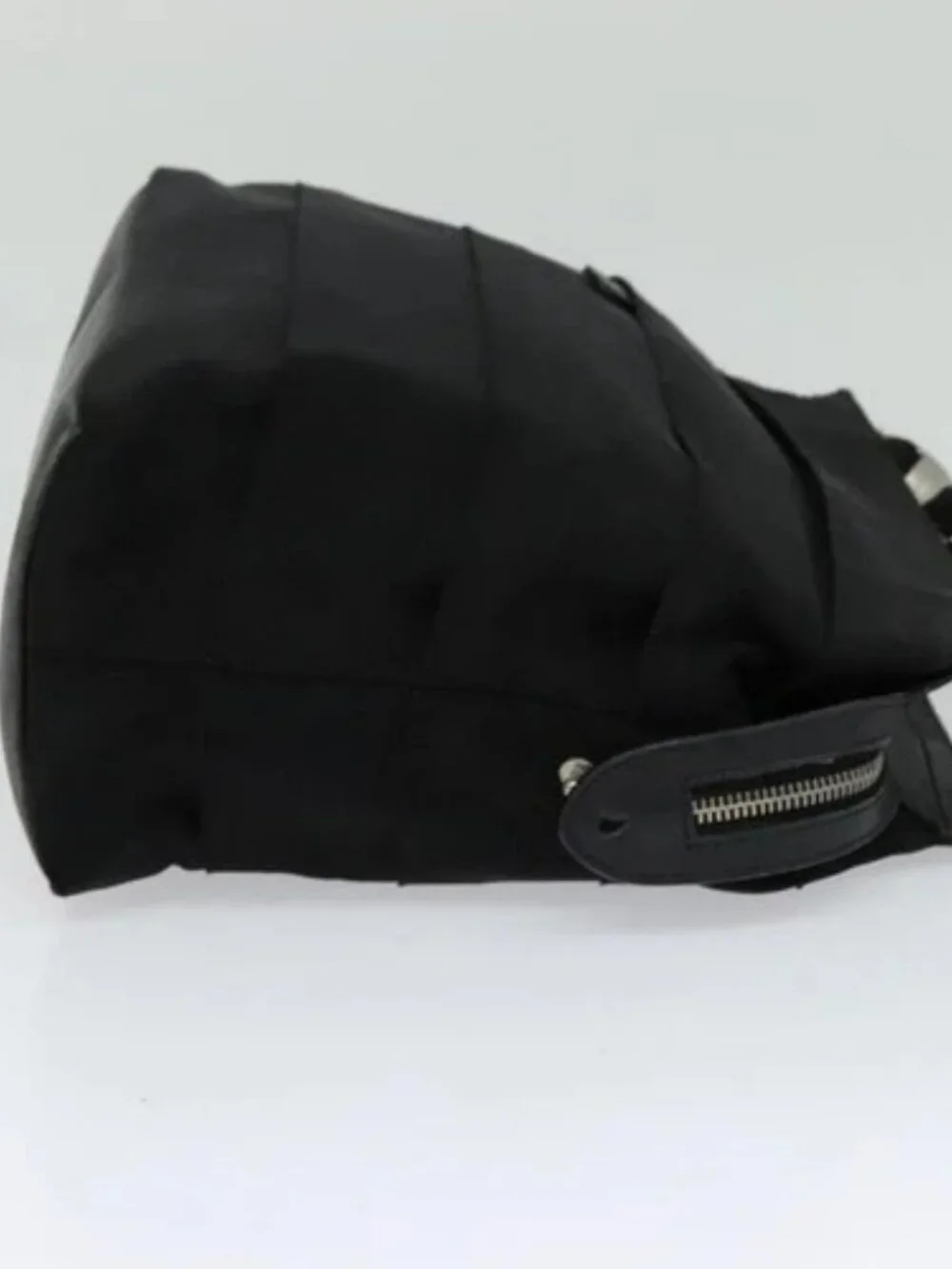Salvatore Ferragamo Vala Shoulder Bag Canvas Black Auth fm4422